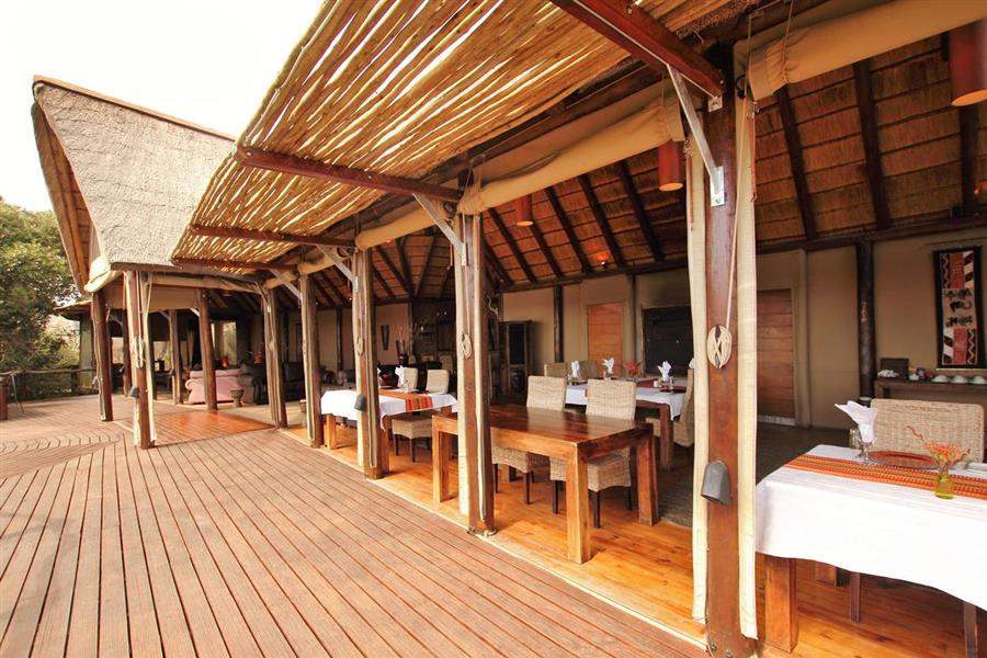 Amakhala Bush Lodge Balcony Dining
