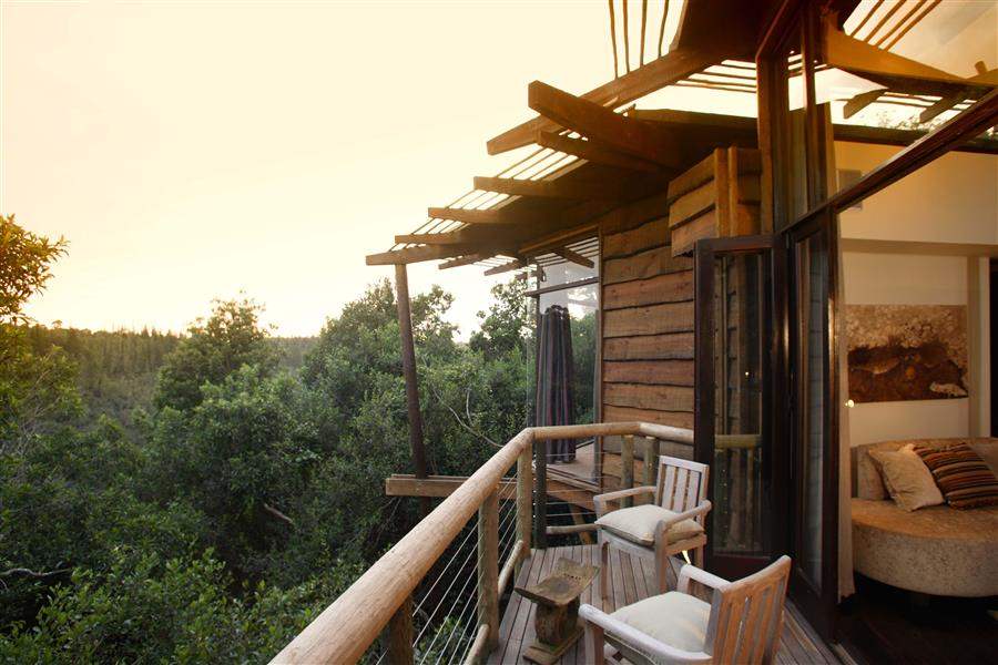 Tsala Treetop Lodge Balcony