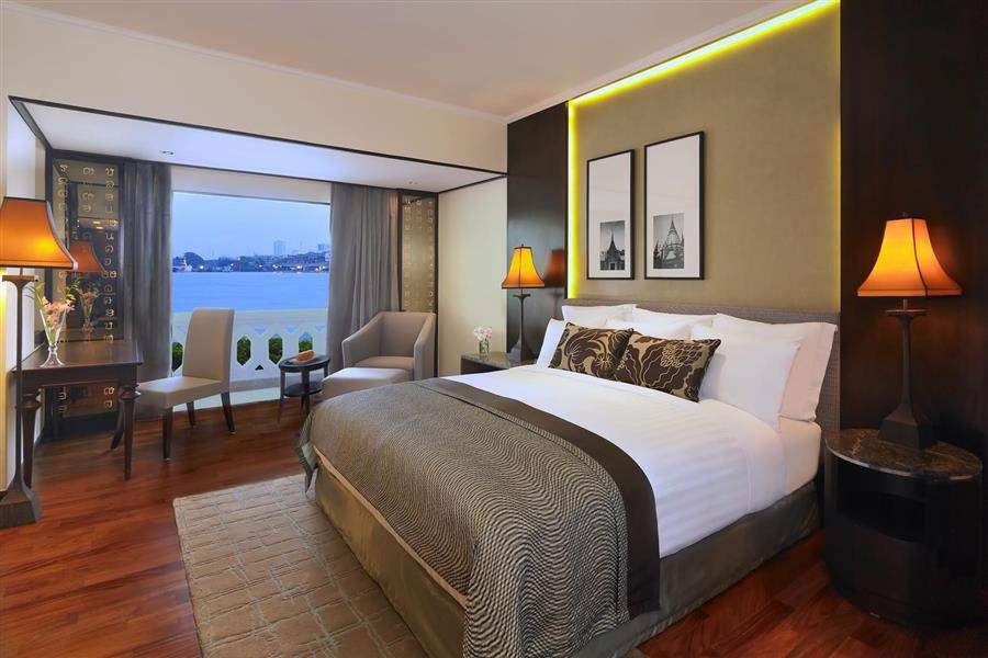 Anantara Bangkok Riverside Resort Spa Double Bedroom