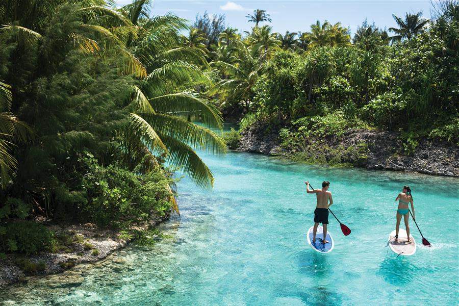 Four Seasons Resort Bora Bora Paddle Boarding