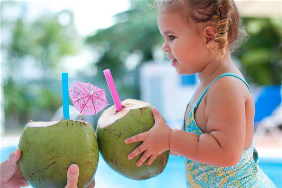 Kid With Coconut