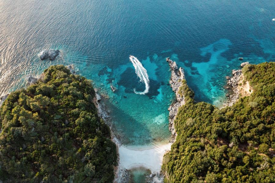 Corfu Island Aerial