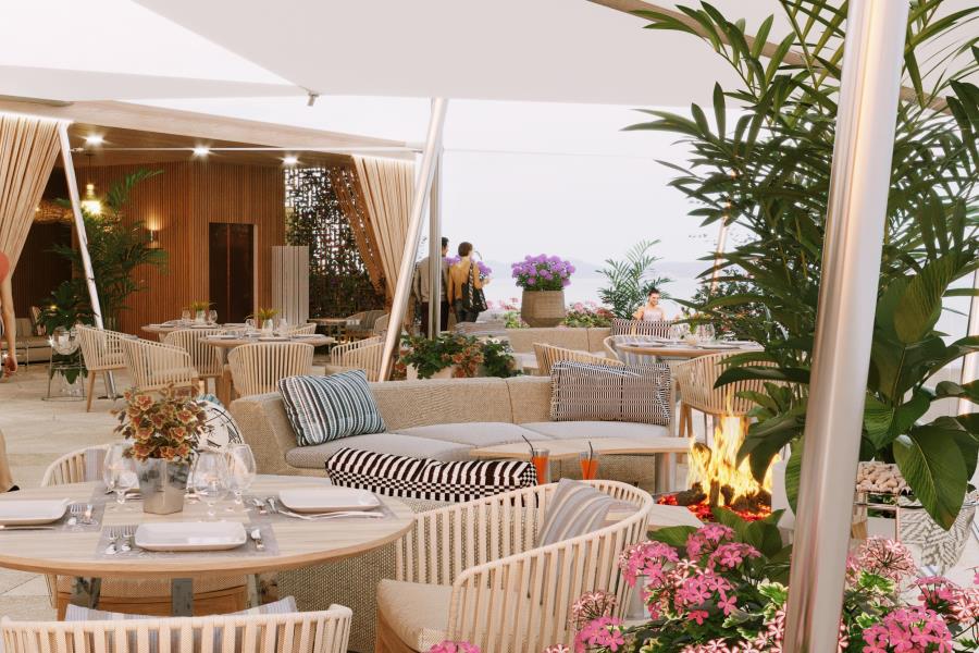 7Pines Resort Sardinia Rooftop Lounge