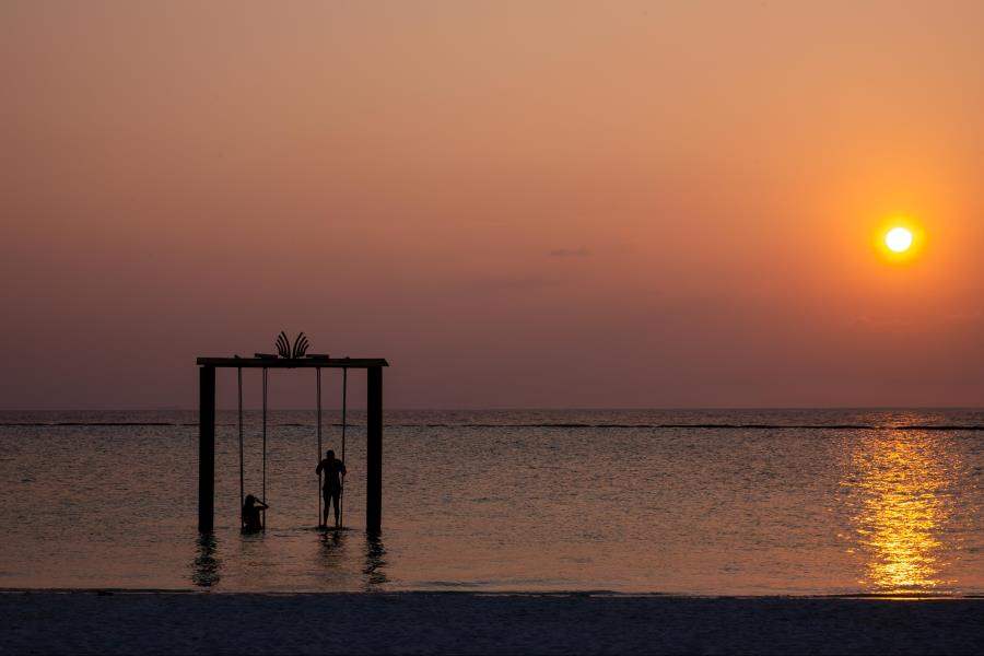 Ocean Swing Sunset
