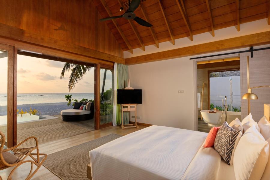 Beach Villa With Pool Bedroom