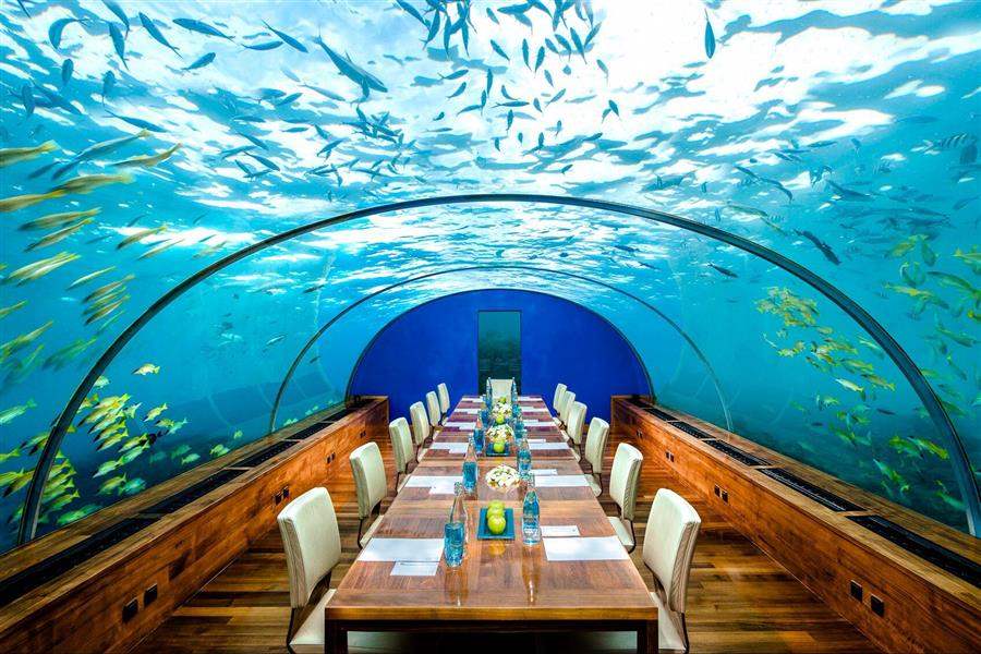Conrad Maldives Rangali Island Ithaa Undersea Restaurant