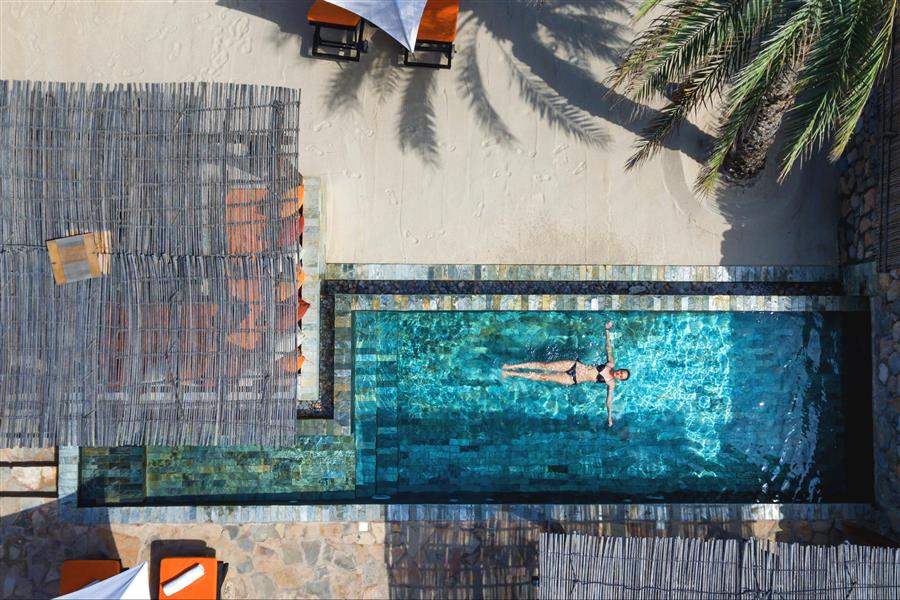 Pool Villa Suite Beachfront Aerial