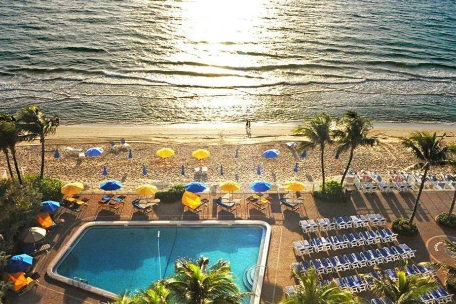 Ocean Sky Hoteland Resort Pool Aerial