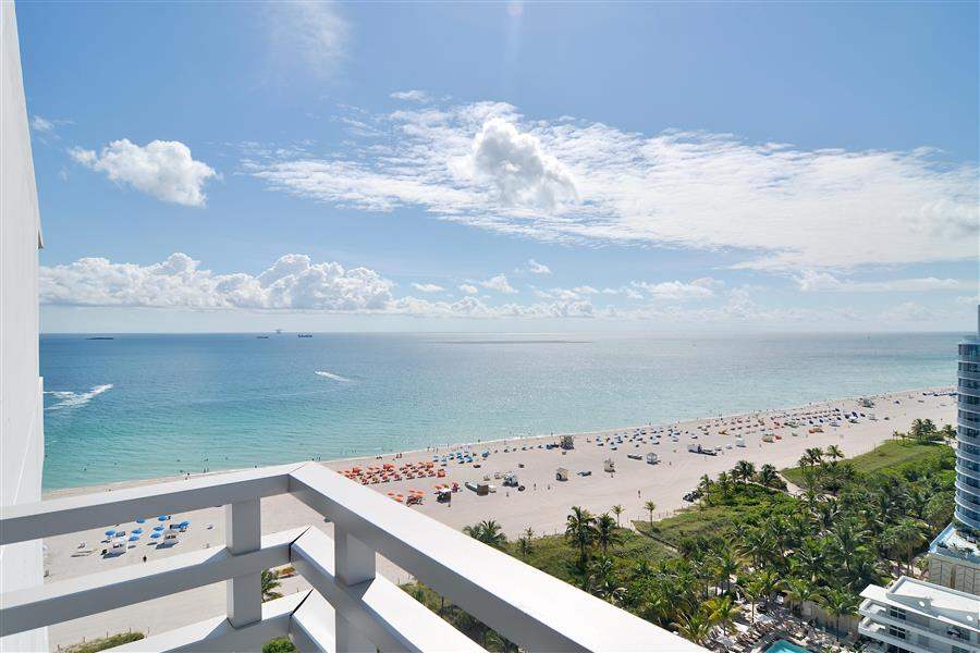 Loews Miami Beach Hotel Beach Aerial
