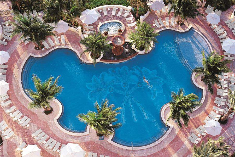 Loews Miami Beach Hotel Pool Aerial