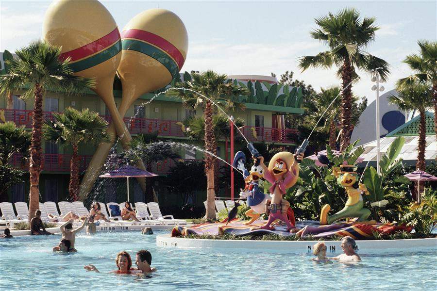Disneys All Star Music Resort Swimming Area
