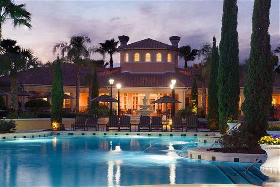 Worldquest Resort Orlando Pool Night